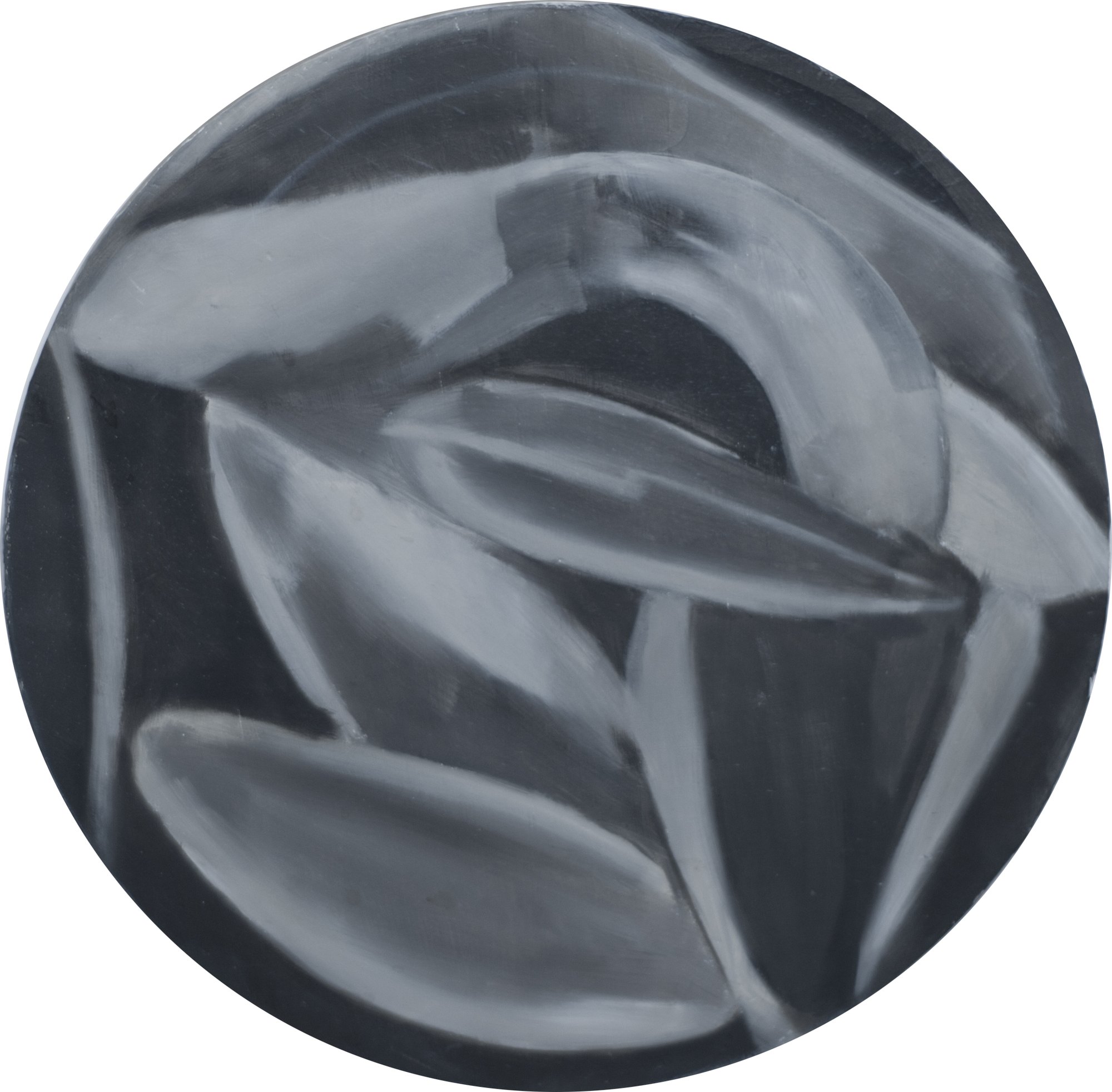 Untitled (Circle), 2012, oil on wood, 39 cm