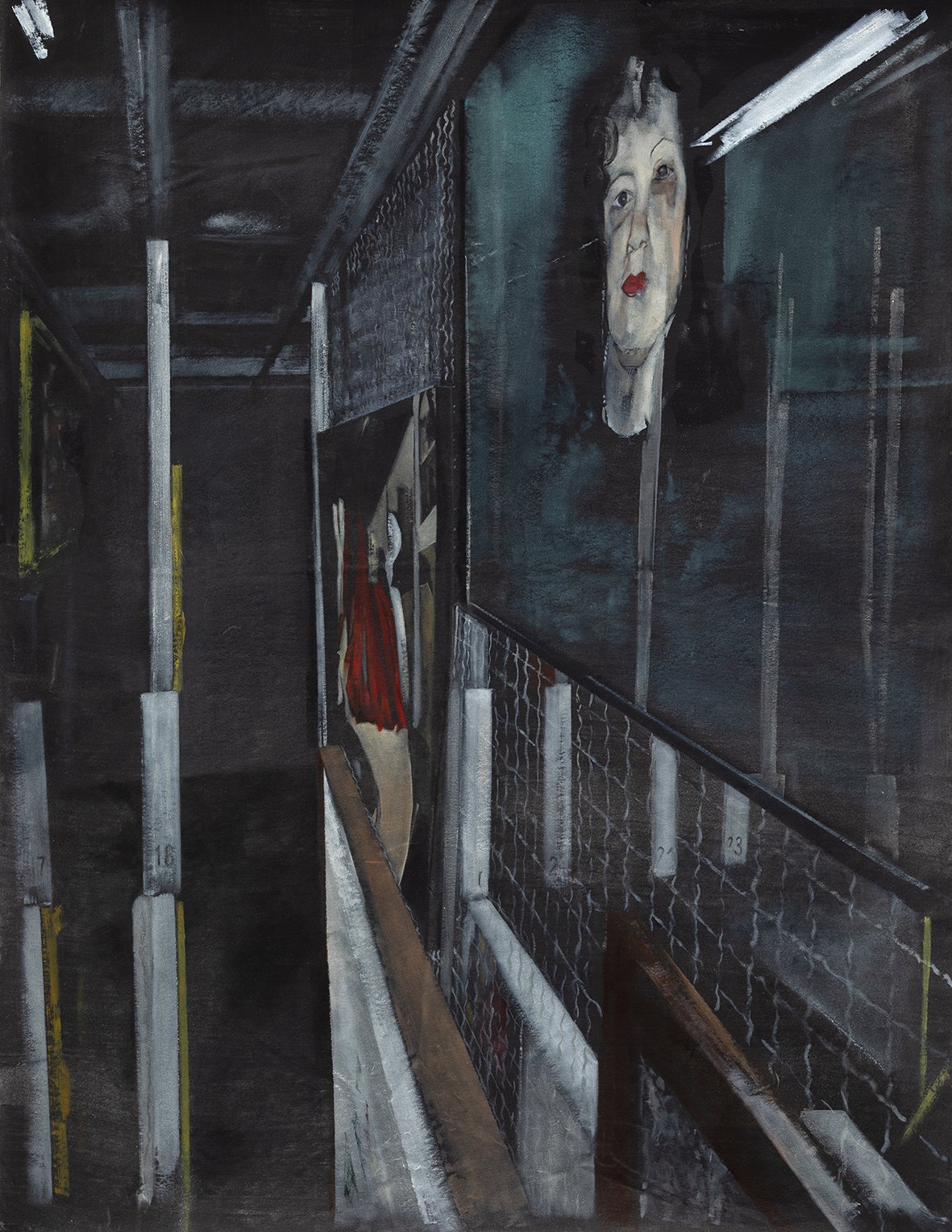 Grillz, 2020, oil on canvas, 130x100 cm