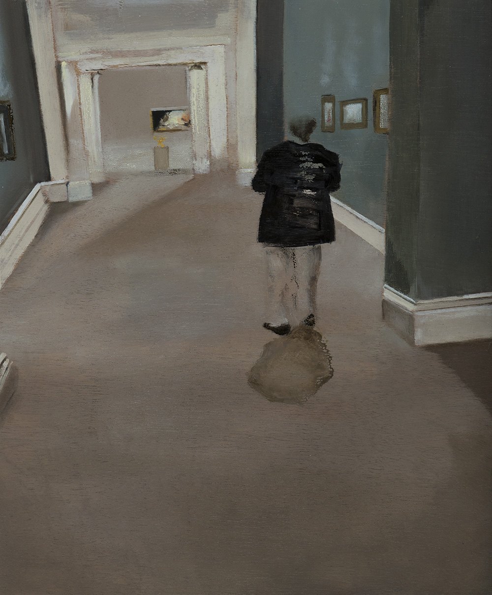 Guard Patrol, 2018, oil on wood, 50x40 cm