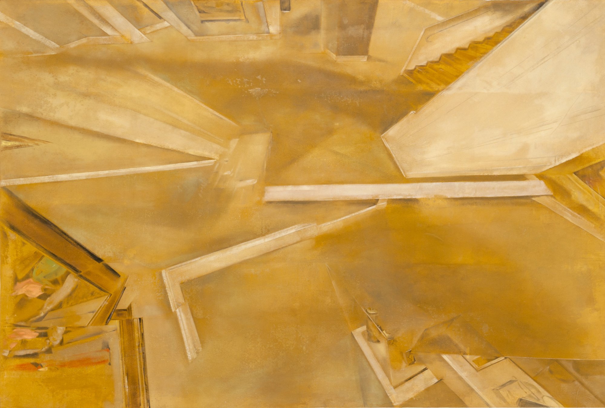 Quicksand, 2021, oil on canvas, 140x205 cm