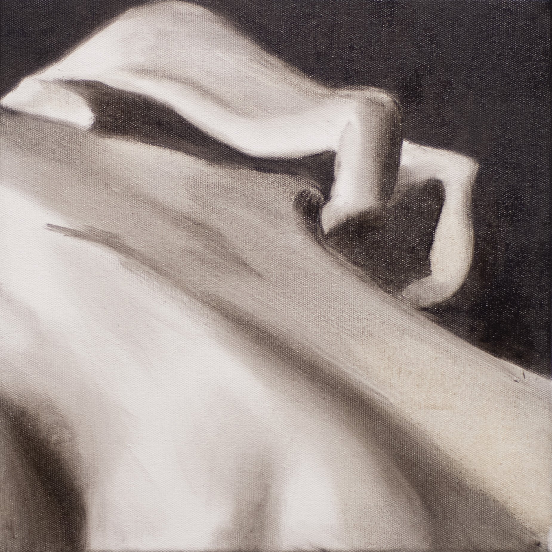 Grasping, 2013, oil on canvas, 30x30 cm
